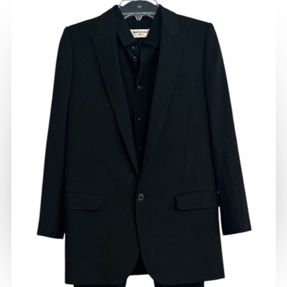 Saint Laurent Classic Jacket in Grain De Poudre size FR 36 Single Breast - Picture 14 of 14